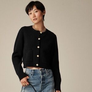 J. CREW Relaxed Emilie Sweater Lady Jacket